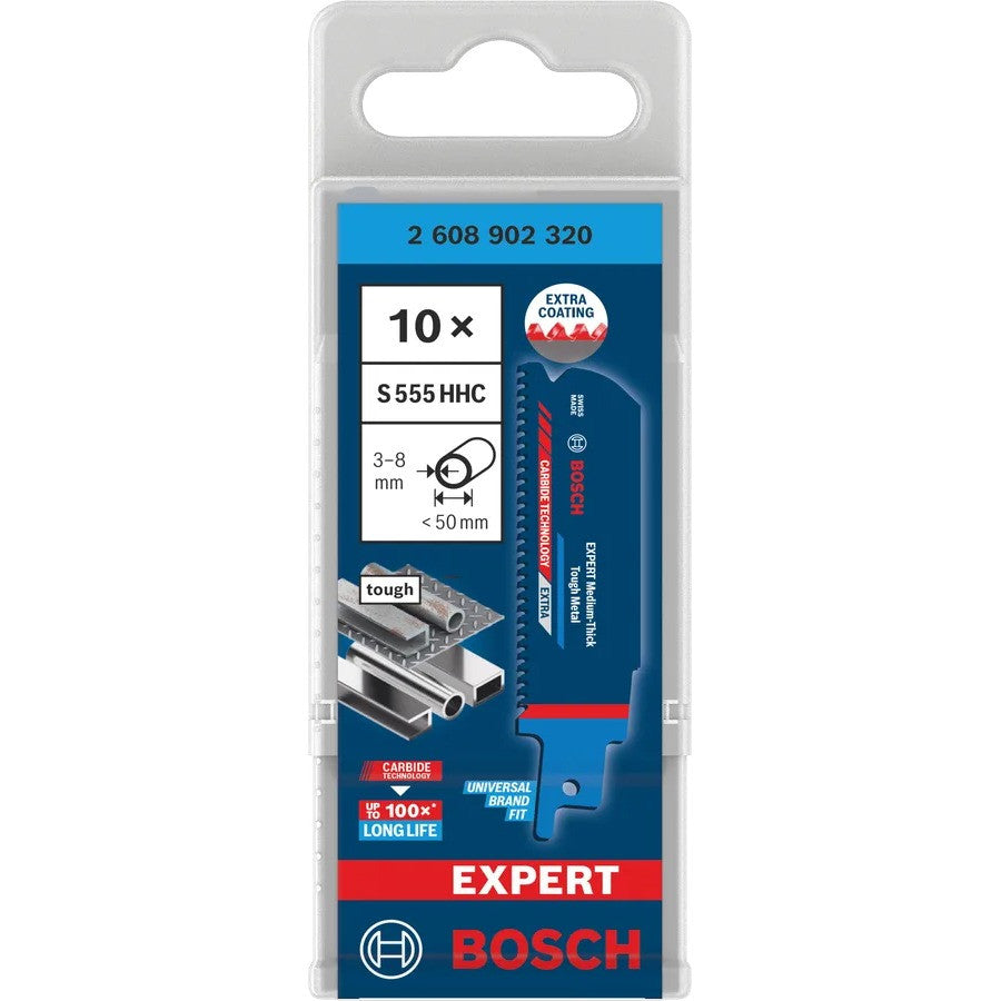 BOSCH EXPERT Lames sabre métal S 555 HHC
