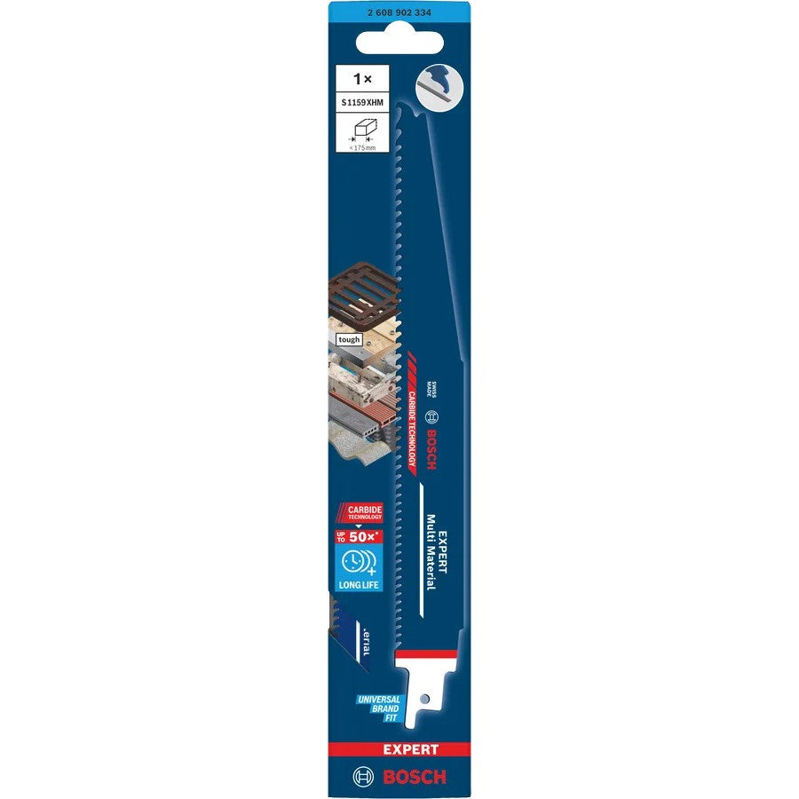 BOSCH EXPERT Lame de scie sabre multi-matériaux S 1159 XHM