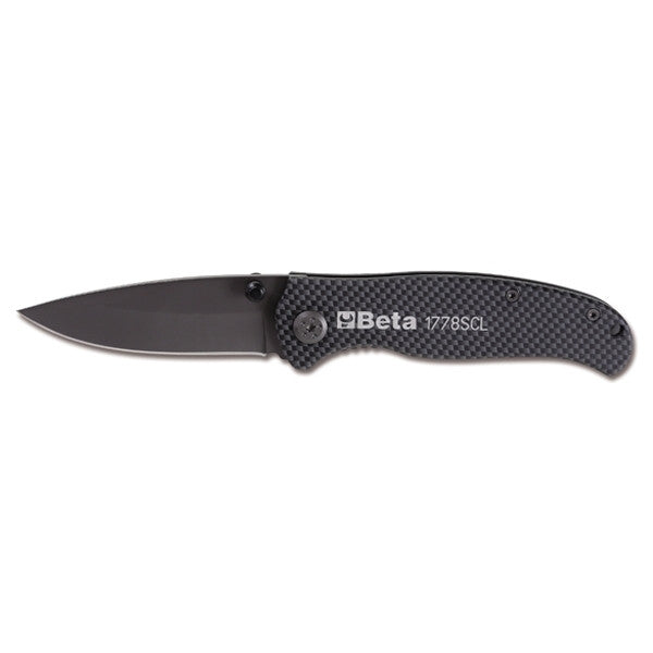 Couteau à cran d'arrêt soft carbon 1778scl 017780089 beta