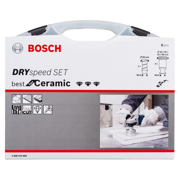 Coffret 5 scies-trépans diamant best for ceramic 2608576669 bosch