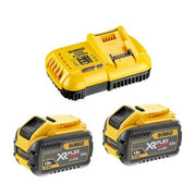 Pack 2 batteries 54v xr flexvolt 2x3/9 ah + chargeur dcb118x2-qw dewalt