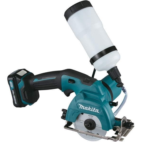 Scie à diamant à eau 10.8v 2 ah ø 85 mm cc301dsae makita