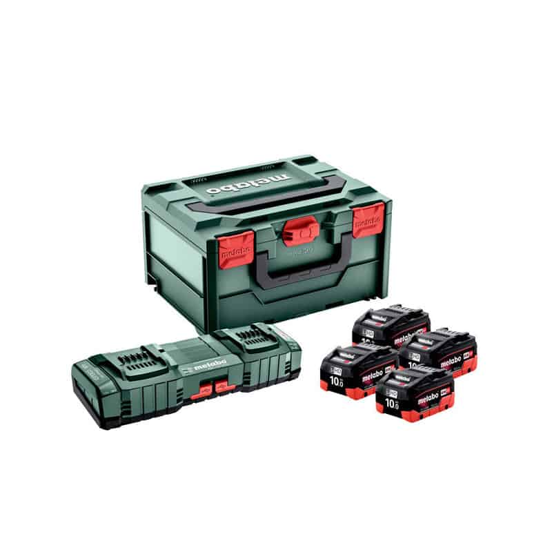 METABO Pack énergie 18V 4 x 10Ah LiHD + chargeur double - 685143000